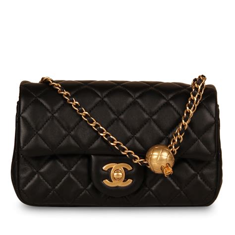 chanel pearl crush mini rectangular|Chanel mini flap bag outfit.